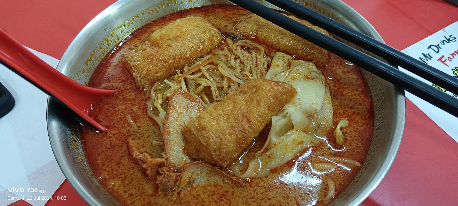 东炎板面 Tom Yam Pan Mee
